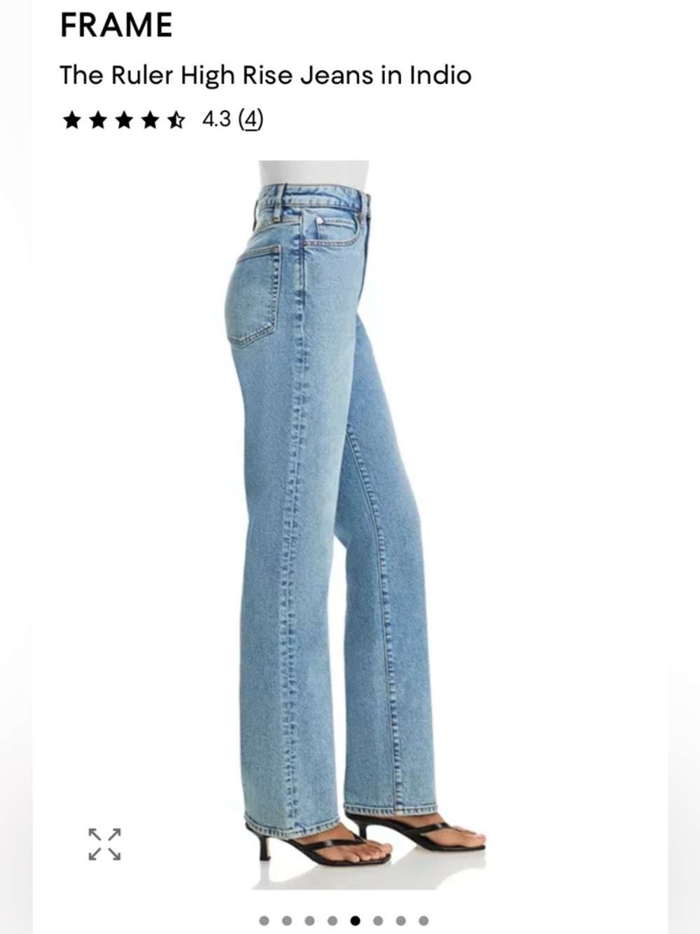 NWT Frame Denim The Ruler Jean - Picture 2 of 9